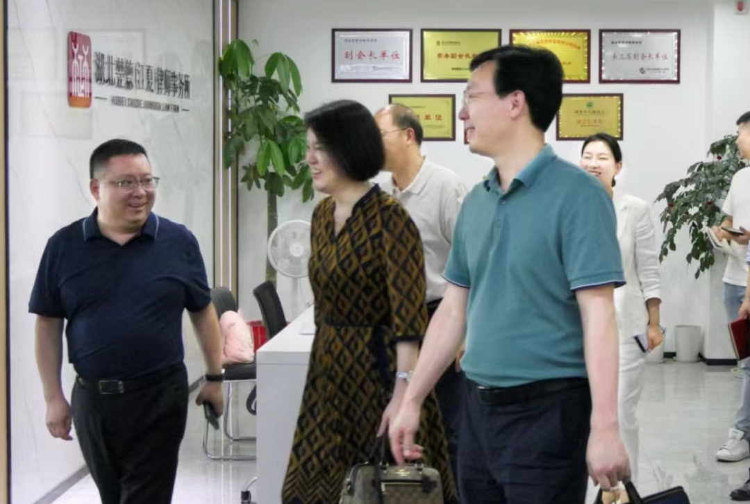 省司法厅领导莅临江夏分所调研指导 给予充分肯定(图1)